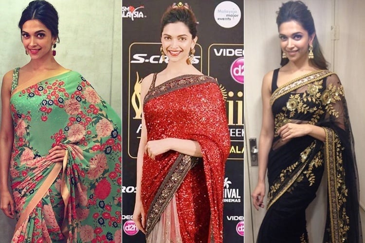 Deepika Padukone In Sabyasachi Mukherjee Sarees