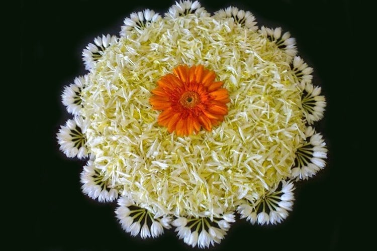 Flower Rangoli Designs