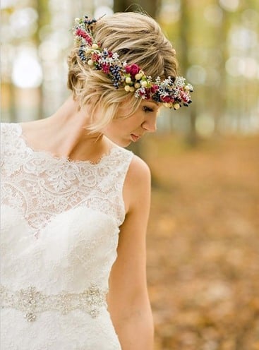 Short Hairstyles For Brides