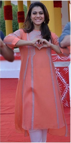 Kajol ampm suit by Ankur and Priyanka Modi