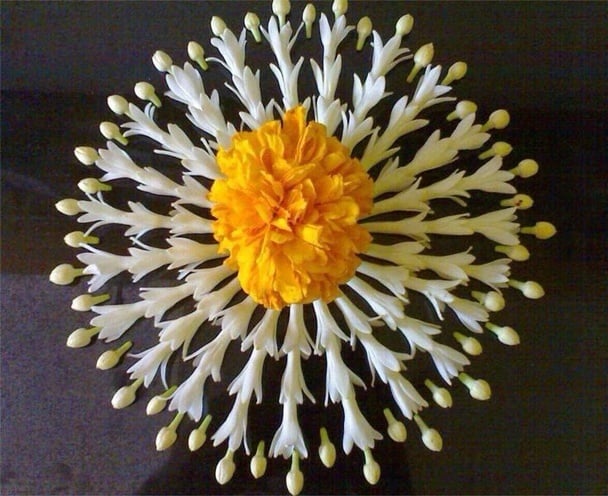 Flower Rangoli Design