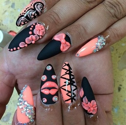 Nude Stiletto Nails for women