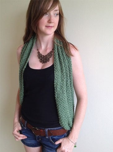 Vest Infinity Scarf Pattern