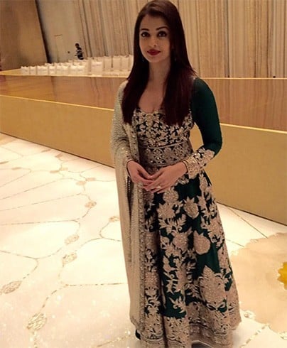 Aishwarya Rai in Manish Malhotra outfit