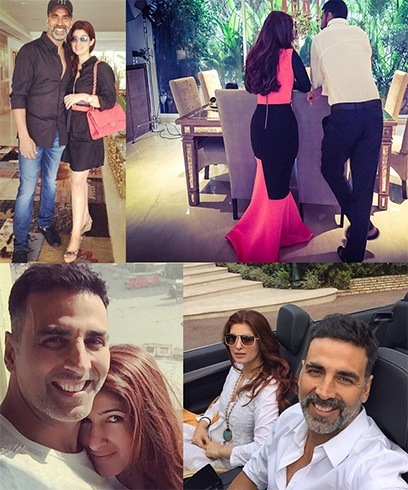 Akshay Kumar and Twinkle Khanna