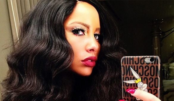 Amber Rose with Long Hair