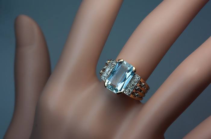 Aquamarine Rings