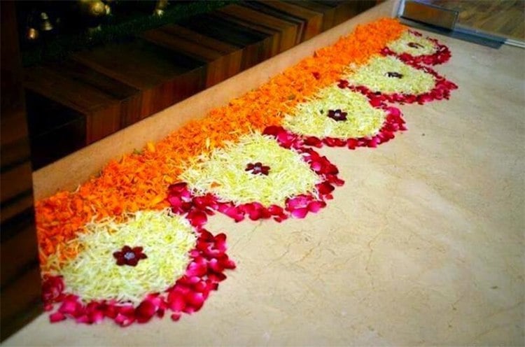 best flower rangoli designs