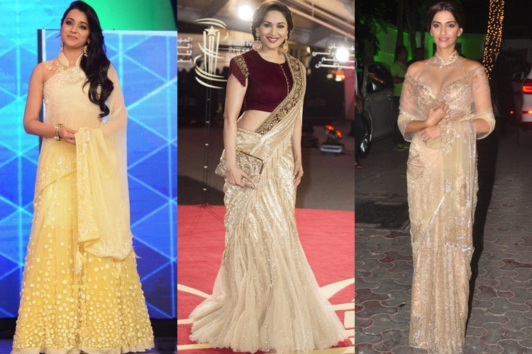 Celebs in Tarun Tahiliani Outfits