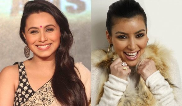 Rani Mukerji and Kim Kardashian babies