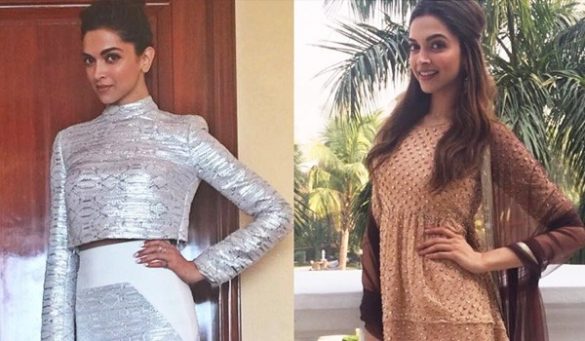 Deepika Padukone at Bajirao Mastani Promotions