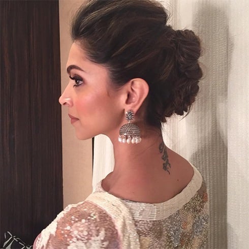 Deepika Padukone Up-Do by Daniel Bauer