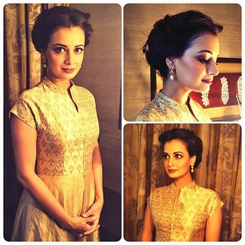 Dia Mirza in Anita Dongre dress