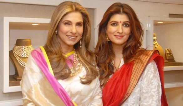Dimple Kapadia and Twinkle Khanna