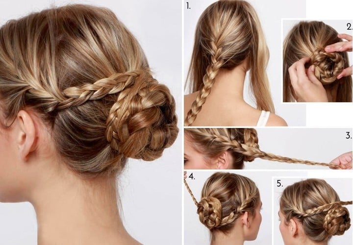 DIY Bun Hairstyle