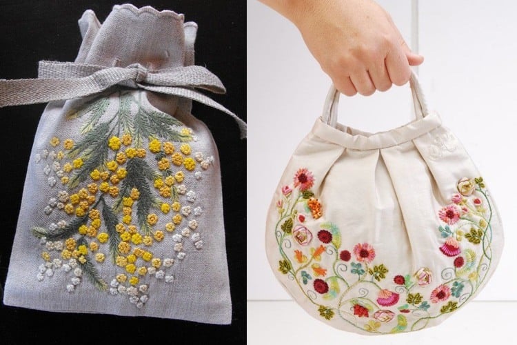 Handmade Embroidered Bags