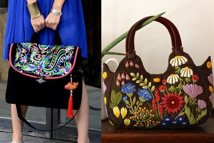 Handmade Embroidered Handbags