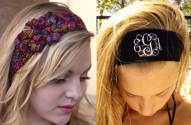 Embroidered Hair Bands