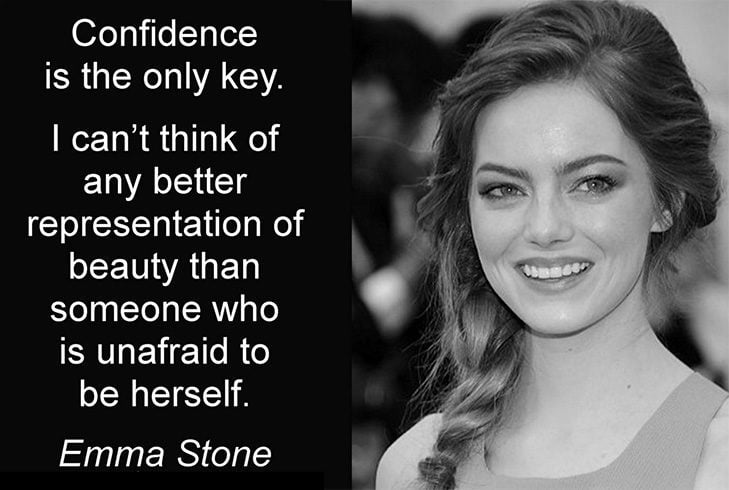 Emma Stone beauty quotes