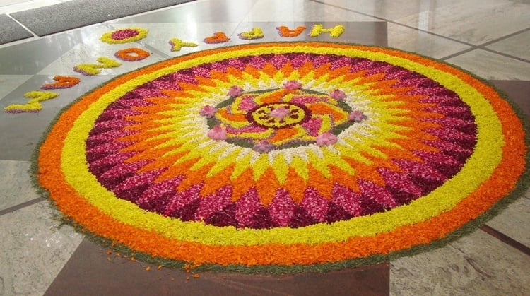 famous Flower Rangoli Designs