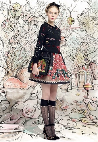 Floral Russian skirt dresses