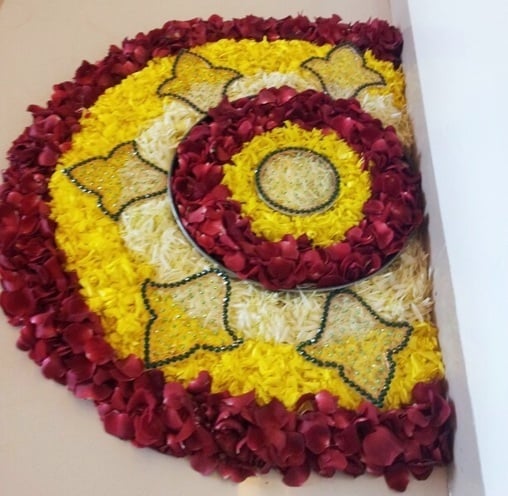 flower rangoli