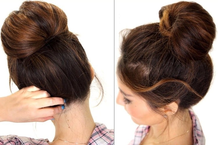 oily hair bun hairstyles now it’s pretty easy to hide