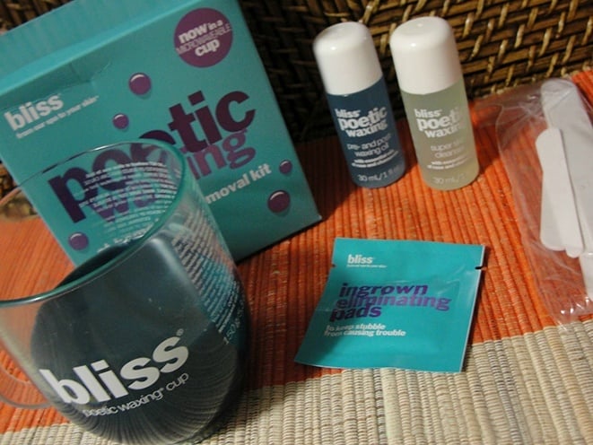 how to use bliss poetic waxing