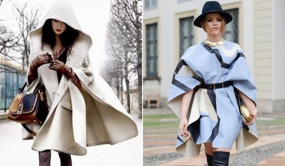 how to wear a cape coat