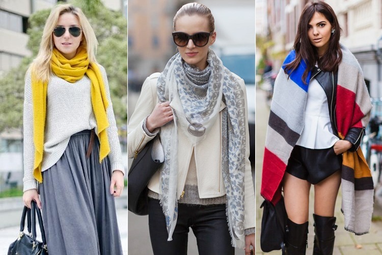 how to wear scarves