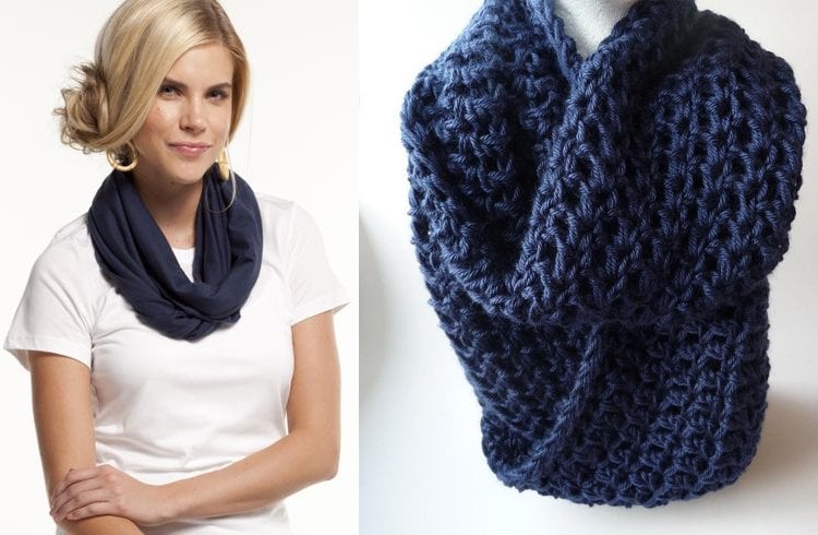 how to wear an eternity scarf