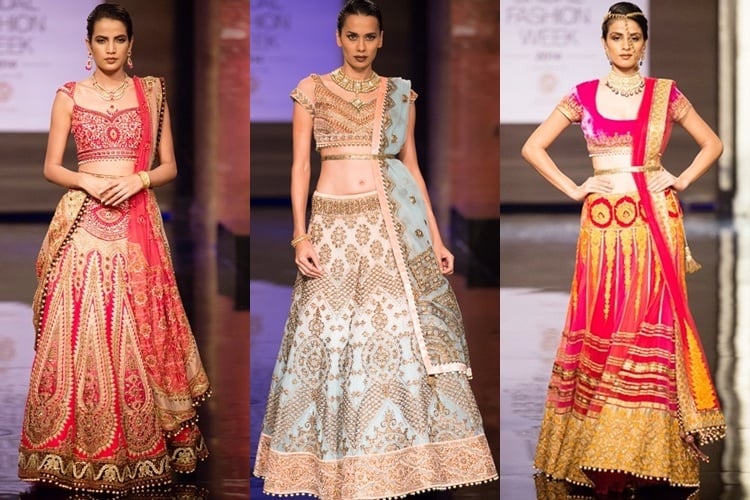 JJ Valaya bridal lehengas 2014