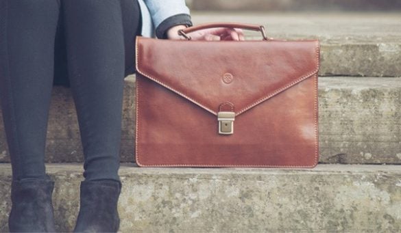Leather Briefcase Bag