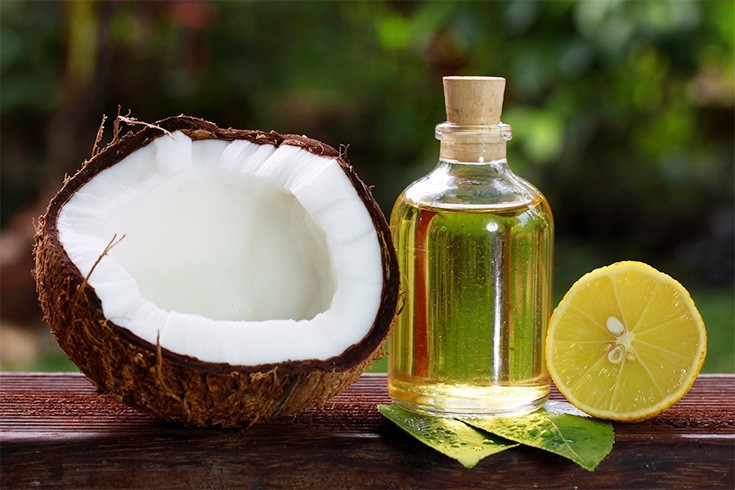 Lemon and coconut oil