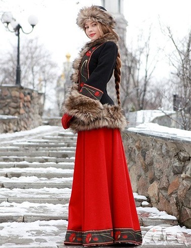 Long Russian skirts