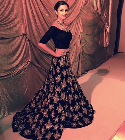 Parineeti Chopra in Manish Malhotra lehenga