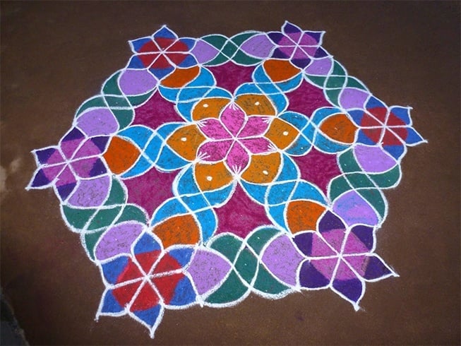 Pongal rangoli