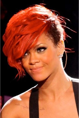 rihanna short haircut