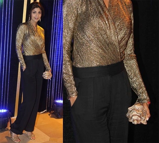 Shilpa Shetty Judith Leiber Minaudiere