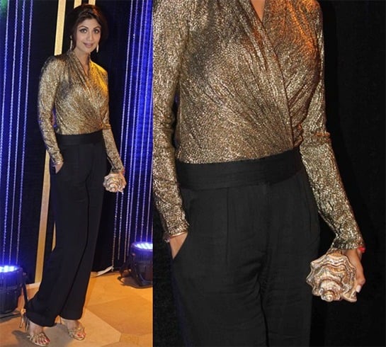 Shilpa Shetty Judith Leiber Minaudiere