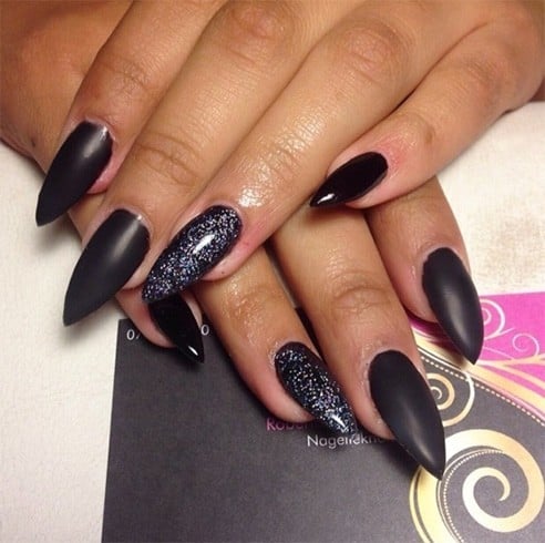 Simple Stiletto Nail Designs