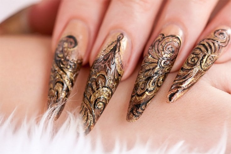 Stiletto nails