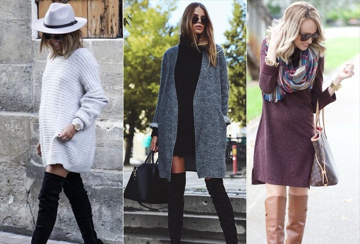 sweater dress fashion