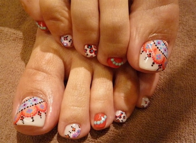 Toenail art Designs