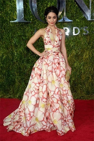 Vanessa Hudgens Tonys red carpet