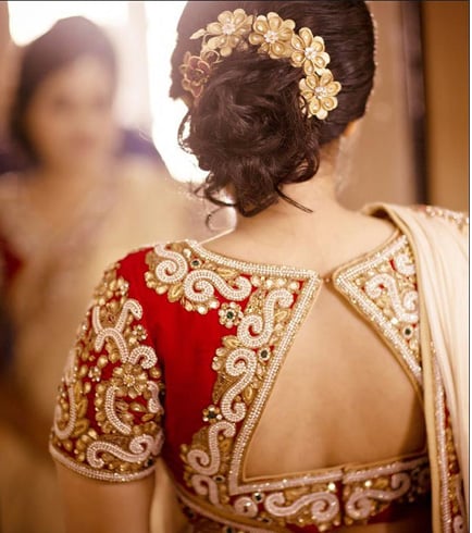 Bridal Inspired Blouse Design