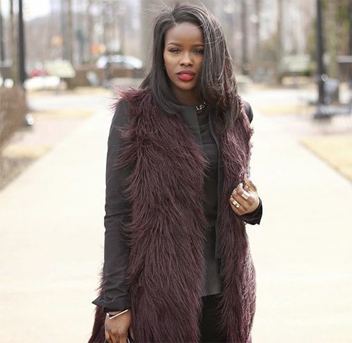 Cool Ways to Wear a Faux Fur Vest