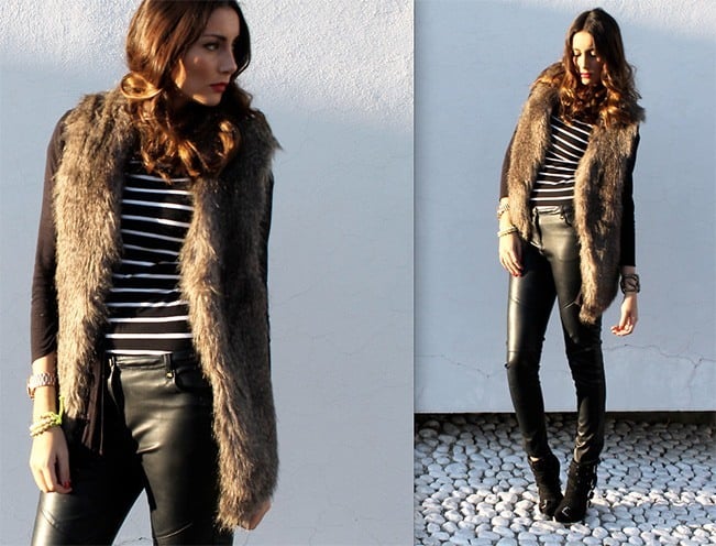 Fur Vest Outfits