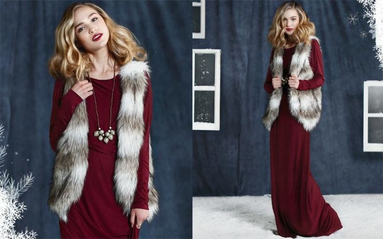 How to wear Faux Fur vest