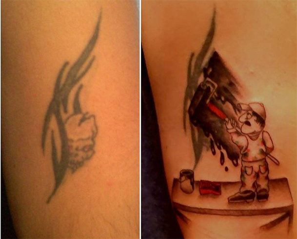 Ideas for Cover Up Tattoos